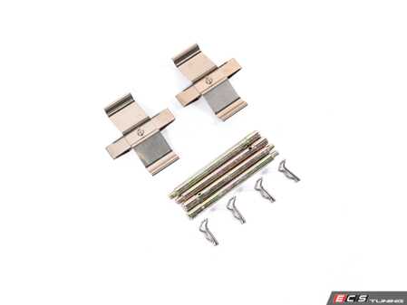 ES#5388372 - CS-02 - Rennline Rear Brake Pad Hardware Kit (M-TYPE) - Refresh your braking system with Rennline's premium replacement brake hardware! - Rennline - Porsche