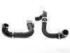 ES#5395854 - 043938la06KT - MK8 Golf R Charge Pipe Kit - Wrinkle Black - Improve your charge airflow path with our complete Intercooler Charge Pipe Upgrade Kit! - ECS - Volkswagen