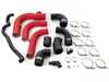 ES#5395853 - 043938la05KT - MK8 Golf R Charge Pipe Kit - Wrinkle Red  - Improve your charge airflow path with our complete Intercooler Charge Pipe Upgrade Kit! - ECS - Audi Volkswagen