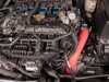 ES#5395853 - 043938la05KT - MK8 Golf R Charge Pipe Kit - Wrinkle Red  - Improve your charge airflow path with our complete Intercooler Charge Pipe Upgrade Kit! - ECS - Audi Volkswagen