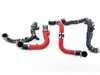 ES#5395853 - 043938la05KT - MK8 Golf R Charge Pipe Kit - Wrinkle Red  - Improve your charge airflow path with our complete Intercooler Charge Pipe Upgrade Kit! - ECS - Audi Volkswagen