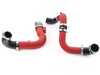 ES#5395853 - 043938la05KT - MK8 Golf R Charge Pipe Kit - Wrinkle Red  - Improve your charge airflow path with our complete Intercooler Charge Pipe Upgrade Kit! - ECS - Audi Volkswagen