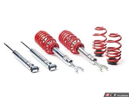 ES#5000 - 50320 - Street Performance Coilover Kit - Unrivaled comfort and performance. Average lowering of 1.2"-2.2"F 1.0"-2.0"R - H&R - Audi