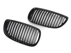 ES#4715908 - ATK-BM-0176-G - Autotecknic Glazing Black Front Grille Set  - E9x M3 - AUTOTECKNIC - BMW