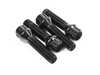 ES#5374048 - 003901ecs50B3 - Conical Seat Locking Wheel Bolt Kit - Black zinc coated wheel lock bolts for extra security on your wheels. M14x1.25x50mm - ECS - BMW MINI