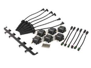 ES#4883185 - 601-0108 - High Performance Ignition Kit - N54 Stock Manifold Mount - Black Coils - The ultimate BMW ignition coil upgrade! - Precision Raceworks - BMW