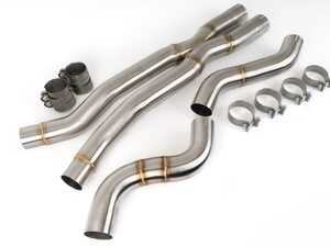 ES#4858171 - 044868LA01 - G8X M3/M4 Resonator Delete & X-Pipe - Let your S58 breathe! Eliminates the restrictive center resonator for increased sound and adds an x-pipe to increase efficiency. - Turner Motorsport - BMW