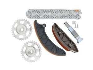 ES#5388881 - 90001193 - Timing Chain Kit - Includes Timing Chain, Guide Rail, Guide Rail (139mm), Chain Tensioner, (2) Camshaft Gears, and Connecting Link - Iwis - Mercedes Benz