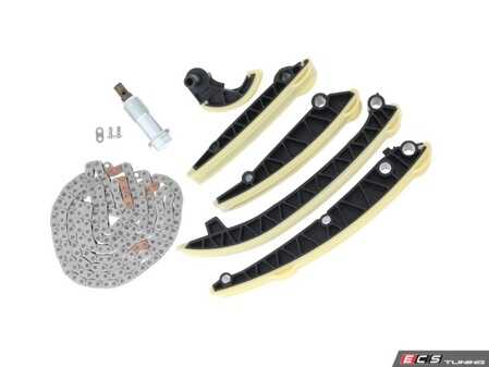 ES#5388887 - 90001393 - Timing Chain Kit - Includes Timing Chain, Timing Chain Tensioner, (5) Guide Rails, and Connecting Link - Iwis - Mercedes Benz