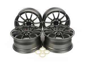 ES#4148480 - DI5710035GKT - 15" KONIG Dial Flow Formed Wheel Set - Matte Grey - 15x7 4x100 ET35 with correct hubcentric ring for the 56.1CB fitment - Konig - MINI