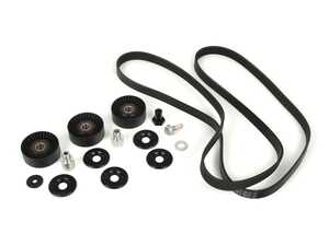ES#4842864 - 997102-KIT4 - Drive Belt With Pulleys Kit - Accessory drive belt and pulley kit for cars with air conditioning (I573 option code) - Hamburg Tech - Porsche