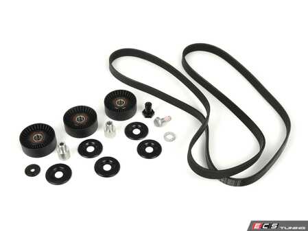 ES#4842864 - 997102-KIT4 - Drive Belt With Pulleys Kit - Accessory drive belt and pulley kit for cars with air conditioning (I573 option code) - Hamburg Tech - Porsche