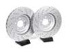 ES#4669181 - 34112284809-X - Front V5 Drilled Brake Rotors - Set (380x30) - Precision manufactured and featuring a GeoSpec corrosion-resistant coating - ECS - BMW