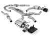 ES#5394202 - SSXAU91 - Valved Cat-Back Exhaust System - Resonated - 3.15" Stainless Steel with Dual 80mm Oval Tips, Just Select Your Color! - Milltek Sport - Audi