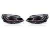 ES#5395260 - 5GM941-PRO-R - Full LED Projector Headlight Set - With Red Strips - Features dual projectors and LED switchback DRLs/sequential indicators - ZiZa - Volkswagen