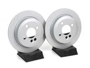 ES#4467398 - 24002-32000 - R1 Concepts Disc Brake Rotor Set - Carbon Coated - Rear Pair (259x10) - Upgrade to a Geomet coated rotor - R1 Concepts - MINI