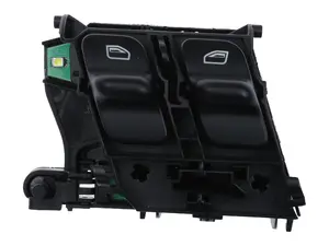 Left Power Window Switch - Matte Black