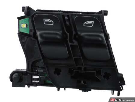 ES#5395830 - 99761315105A05 - Left Power Window Switch - Matte Black - Mounted in the driver door - URO - Porsche