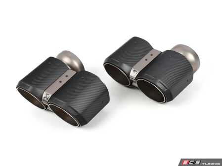 ES#4643383 - TP-CT/69 - Akrapovic Tail Pipe Set - Octagonal Carbon Design - An innovative octagonal design crafted from lightweight titanium is encased in a carbon-fiber outer sleeve, setting a new standard in performance and style. - Akrapovic - BMW