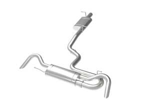 ES#5395996 - 49-36452 - MACH Force-Xp 3 IN To 2-1/2 IN 304 Stainless Steel Hi-Tuck Cat-Back Exhaust System - 100% MIG-Welded for Strength and Durability - AFE - Volkswagen