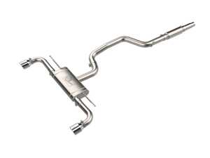 ES#5396021 - 49-36454-P - MACH Force-Xp 3 IN To 2-1/2 IN 304 Stainless Steel Cat-Back Exhaust System - Comes with Dual 4" stainless steel Exhaust Tips - AFE - Volkswagen