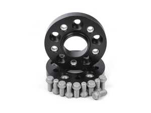 ES#4005861 - 4455668SW - DRA Series Wheel Spacer (Black) - 22mm (1 Pair)  - Fine tune your stance and improve handling - H&R - Audi