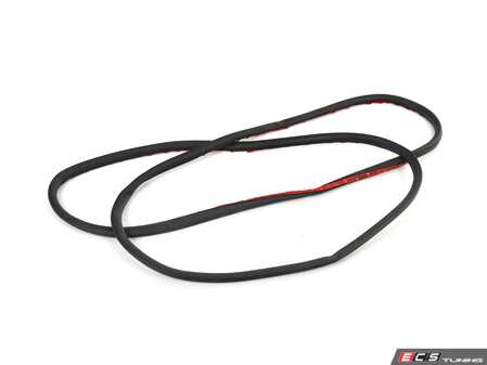 ES#4316652 - 51338194696 - Door Seal - Front Right - Prevent leaks and wind noise - URO - BMW