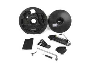 ES#5374412 - 71106857380KT - Tool & Jack Kit For Spare Wheel Insert  - Used in the top of the spare. - Assembled By ECS - MINI