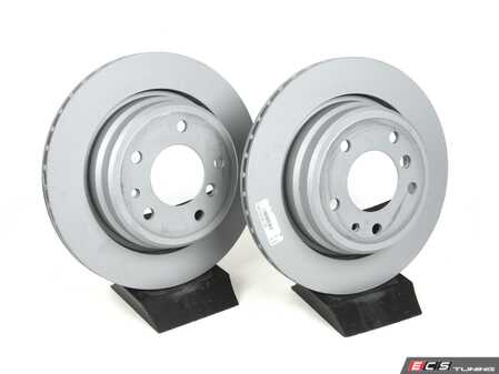 ES#4000565 - 34211165265kt2KT - Brake Disc - Pair  - Replacement Rear Rotors - Zimmermann - BMW