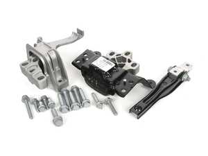 ES#3690969 - 5q0199555tktKT - Drivetrain Mount Kit  - Complete set of drivetrain mounts with hardware to keep vibrations in check - Assembled By ECS - Audi