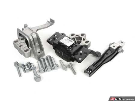 ES#3690969 - 5q0199555tktKT - Drivetrain Mount Kit  - Complete set of drivetrain mounts with hardware to keep vibrations in check - Assembled By ECS - Audi