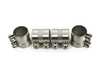ES#4883486 - 021674LA01 - 4M SQ7 Resonator Delete - Add an aggressive exhaust note & let your engine breathe! Featuring dual 2.75" T304 stainless steel tubing for increased flow and OE-style sleeve clamps for effortless installation. - ECS - Audi