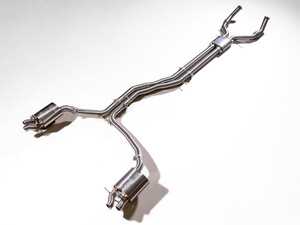 ES#4849834 - 041823LA02 - D4 A8L 4.0T Exhaust  - Enhance the exhaust note on your 4.0T with our in-house engineered cat-back! Choose between resonated or non-resonated midpipes to dial in your perfect sound! - ECS - Audi
