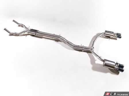 ES#4849835 - 041823LA03 - D4 S8 4.0T Cat-Back Exhaust  - Enhance the exhaust note on your 4.0T with our in-house engineered cat-back! Choose between resonated or non-resonated midpipes to dial in your perfect sound! - ECS - Audi