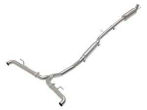 ES#4659023 - 49-36503 - MACH Force-Xp 2-1/2 IN To Dual 2-1/4 IN 304 Stainless Steel Exhaust System - Features a high-flow 304 stainless steel muffler, producing a deep sound. - AFE - Mercedes Benz