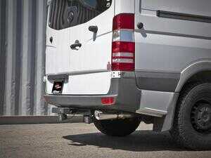 ES#5395986 - 49-36502-P - Vulcan Series 3 IN 304 Stainless Steel DPF-Back Exhaust System W/ Polished Tip - Upgrade your Sprinter with the aFe Vulcan Series DPF-Back Exhaust3IN mandrel-bent 304 stainless steel, 4IN polished tip, side or rear exit options, and direct bolt-on installation for durable performance and style. - AFE - Mercedes Benz