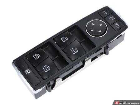 ES#5396022 - 1669054400 - Driver Window Switch  - Black Color Code (9107) - URO - Mercedes Benz