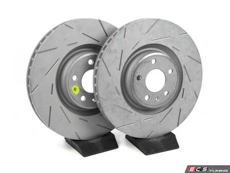 ES#2620722 - USR1845 - Front Slotted Brake Rotors - Pair (356x34mm) - Reduce the fading, improve your braking with EBC USR Slotted Brake Rotors - EBC - Audi