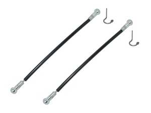 ES#5396225 - 98656119103KT - Porsche Convertible Top Tension Cables With Clips - Pair - Replacement convertible top bowden cables with clips - Hamburg Tech - Porsche