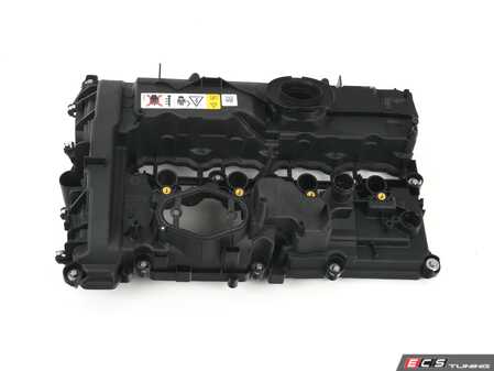 ES#3680497 - 11128631745 - Valve Cover Assembly - Eliminate leaks with this replacement valve cover for your B46 / B48 engine - includes the gaskets and mounting bolts - Genuine BMW - BMW MINI