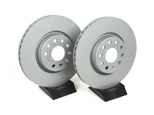 ES#2961390 - RK1386 - Front Brake Rotors - Pair (312x25)  - Restore the stopping power in your vehicle - EBC - Audi Volkswagen
