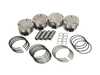 ES#4849836 - 353830 - JE Performance Piston Set - Includes rings, wire locks, and wrist pins - 82mm bore (1mm overbore), 9.25:1 CR, 86.4mm stroke (stock) - JE Piston - Audi Volkswagen