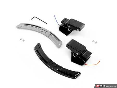 ES#5396301 - VWR490001 - Magnetic Billet Shift Paddles - Midnight Black - Precision-engineered for a decisive, satisfying metallic 'clack' with every pull. - Racingline - Volkswagen