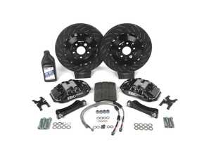 ES#4766499 - BBK033BLK-2 - Racing Big Brake Kit - Black  - Upgrade your OE brakes to 380x36mmmm rotors with Apollo Calipers - EBC - Volkswagen