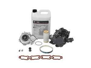 ES#5388421 - 06L121111PKT1 - Thermostat / Water Pump Replacement Kit - Includes necessary parts to replace the thermostat and water pump - Genuine Volkswagen Audi - Volkswagen