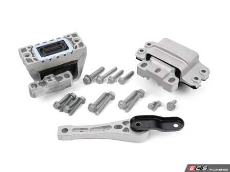 ES#3691712 - 1k0199555ce2KT - ECS Ultimate Engine & Transmission Mount Kit - Includes all driveline mounts with all the necessary hardware - Assembled By ECS - Volkswagen