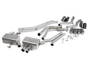 ES#5396360 - CBK0050 - APR Catback Exhaust System - RS6 / RS7 (C8) - Unleash your C8 RS6/RS7s full potential with APRs premium catback exhaustmore power, an aggressive RS growl on demand, zero drone, and stunning diamond black tips in one uncompromising system. - APR - Audi