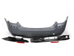 ES#5396429 - F10MTECHRR2PDC - M Technic Style Rear Bumper - With PDC - (NO LONGER AVAILABLE) *Scratch And Dent* - Add the more aggressive rear bumper from the M Sport package - Scratch & Dent - BMW