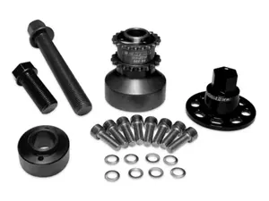 1-Piece, Pinned & Unpinned Crank Hub W/ Crank Bolt Capture Plate - BMW N55, S55