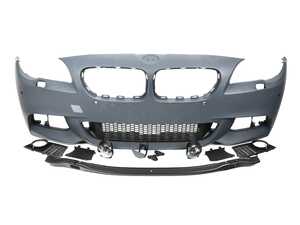 ES#5396431 - F10MTFT-PDC - M Sport Style Front Bumper - (NO LONGER AVAILABLE) *Scratch And Dent* - Add the more aggressive front bumper from the M Sport package - Scratch & Dent - BMW